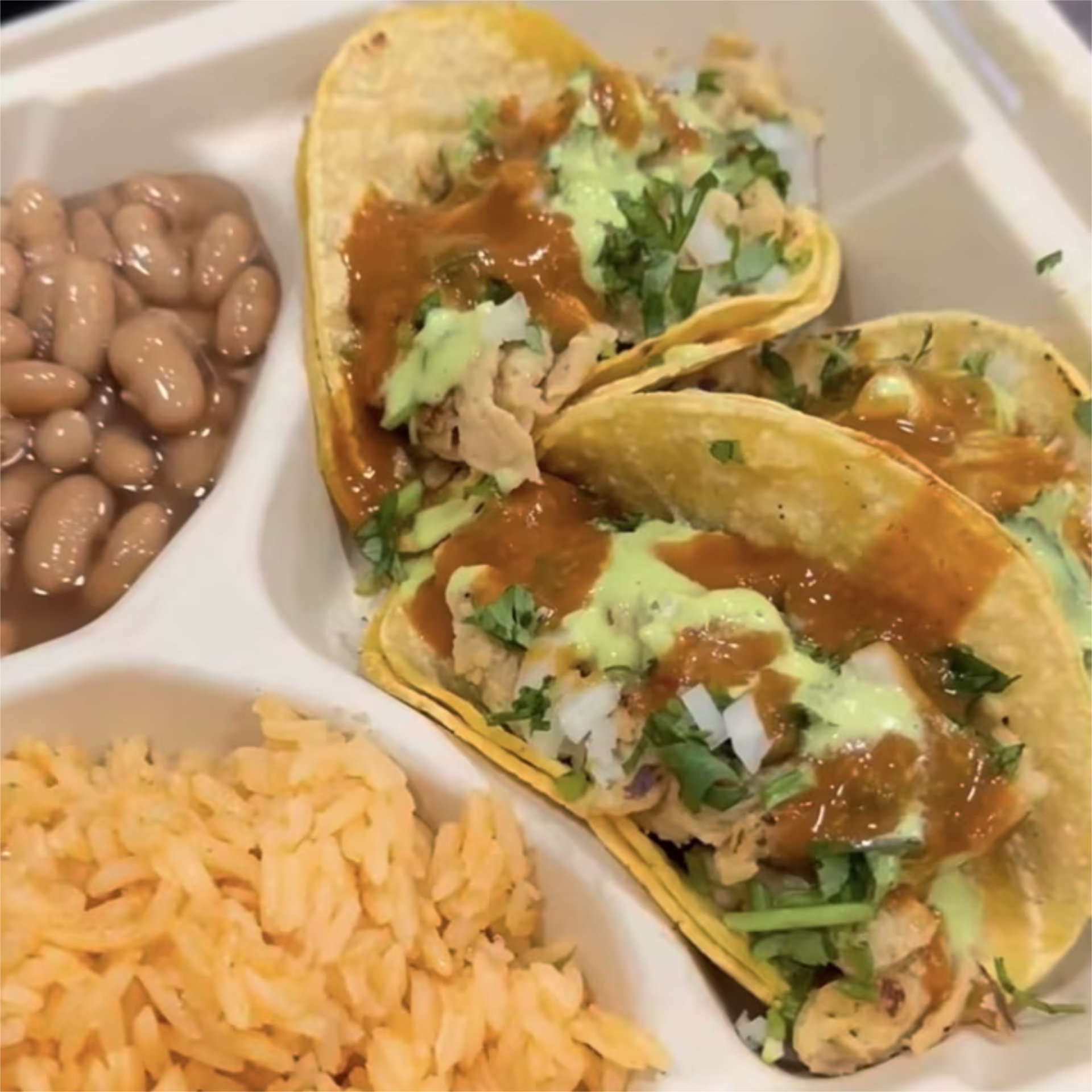 Taco Trio Plate